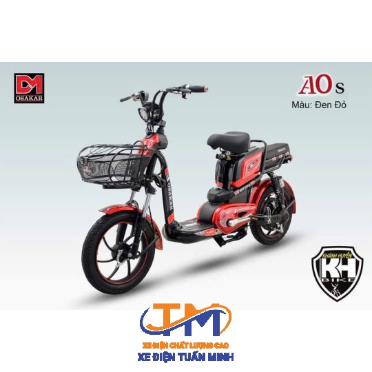 Xe Đạp Điện A10 OSAKA - Màu Đen