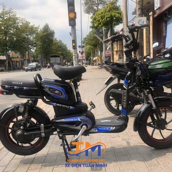 Xe Đạp Điện A10 OSAKA - Màu Đen