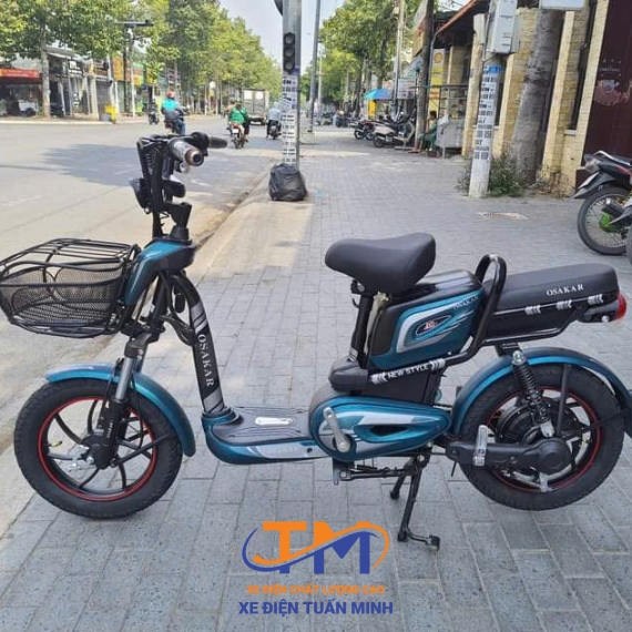 Xe Đạp Điện A10 OSAKA - Màu Xanh Đen